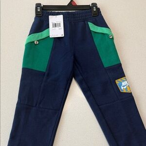 Nike Kids Blue and Green Joggers